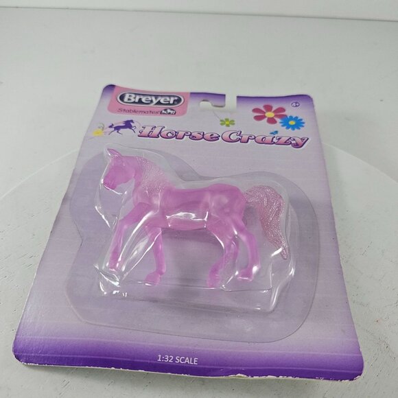 Breyer Stablemate Horse Crazy Clear Frosted Purple Morgan Arabian Walking #6011 - Picture 6 of 6